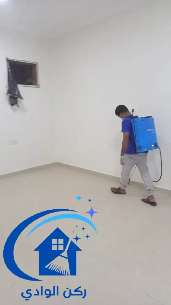 رش مبيد قبل صبة النظافة