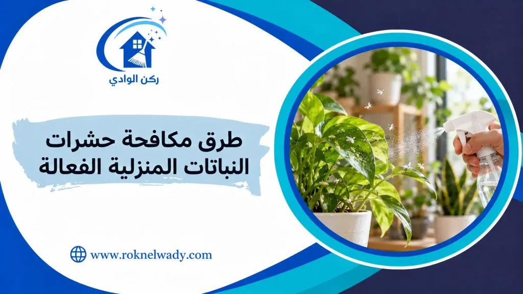 طرق مكافحة حشرات النباتات المنزلية الفعالة