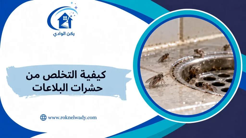 كيفية التخلص من حشرات البلاعات